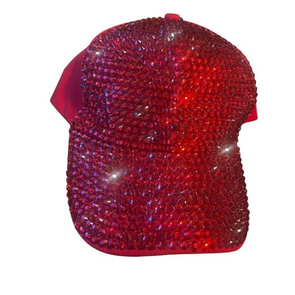 BEDAZZLED RHINESTONE HAT - Picture 1 of 3